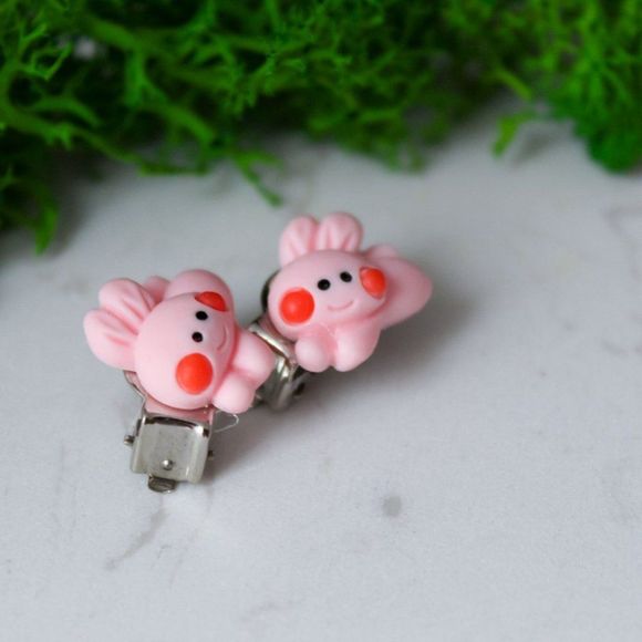 Clip on poly clay studs bundle 2 - Picture 6 of 12